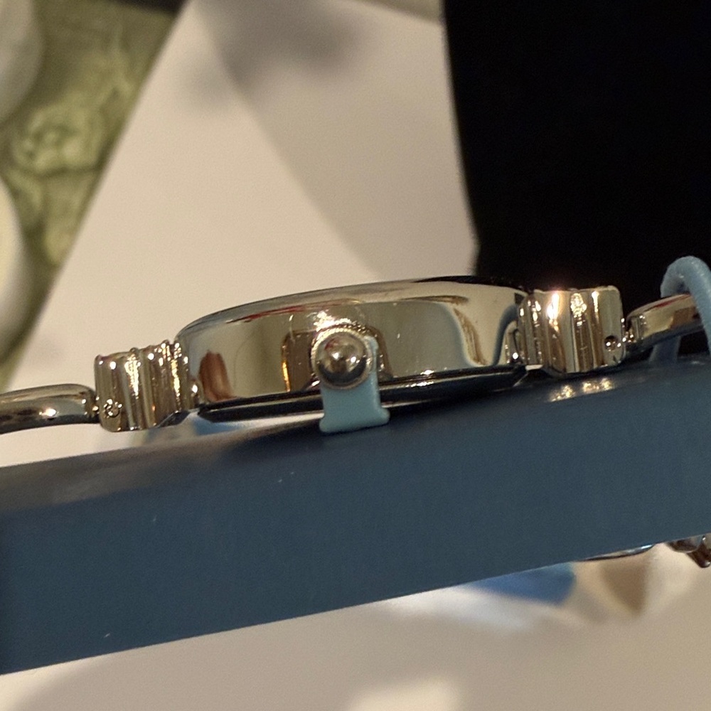 Avon Silver and Blue Accent Watch - Picture 3 of 4